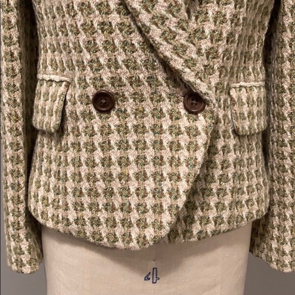 Banana Republic Vintage style Houndstooth pattern blazer - Picture 3 of 6